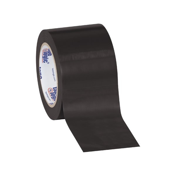 Tape Logic 3'' x 36 yds. Black Tape Logic Solid Vinyl Safety Tape, 16PK BUY00021670 - main